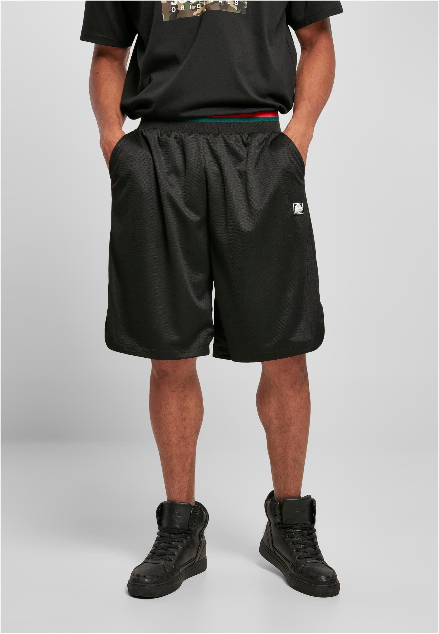 Southpole Stoffhose Herren Southpole Basketball Shorts (1-tlg) black