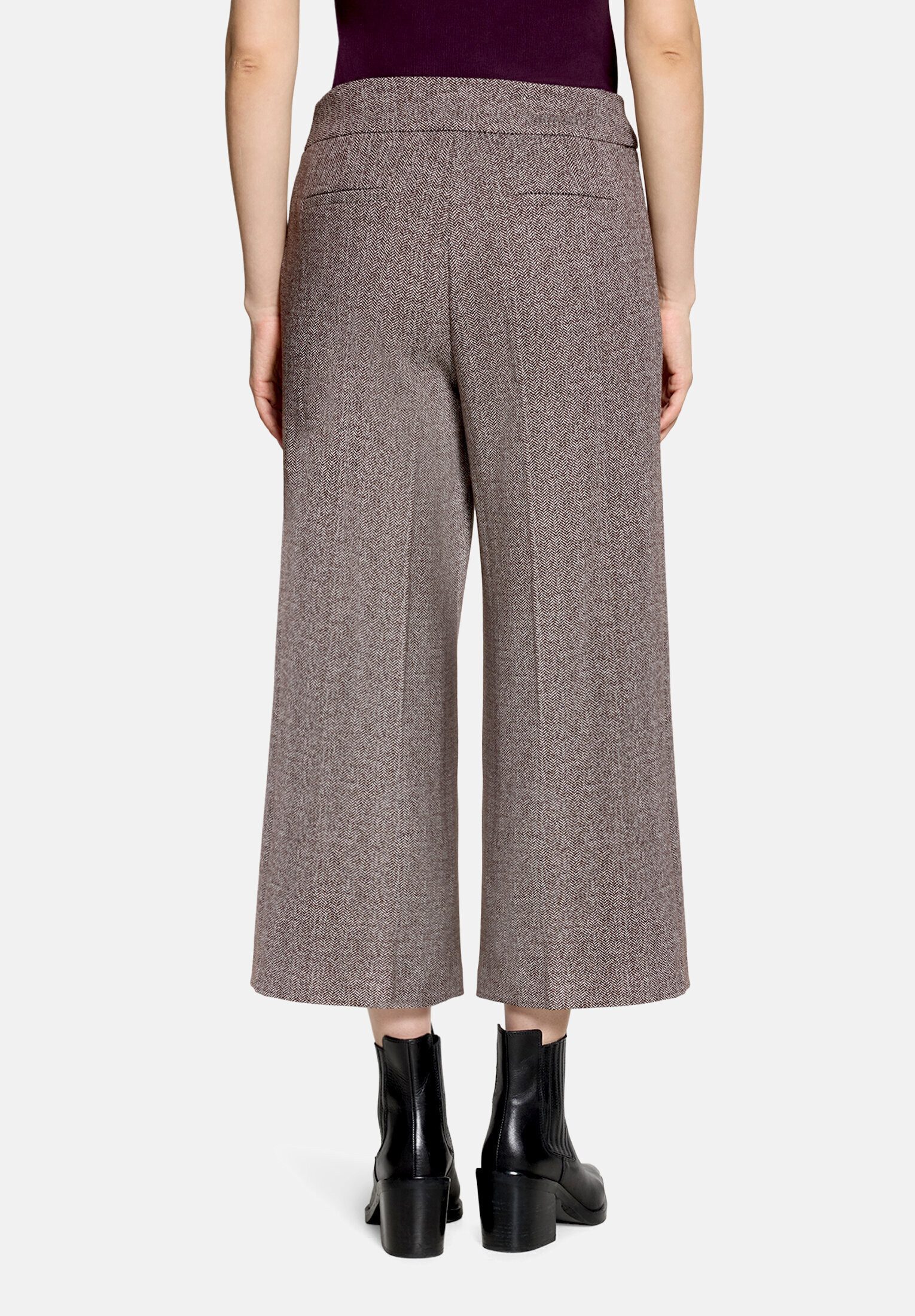 Cartoon Culotte Damen mit Bügelfalte