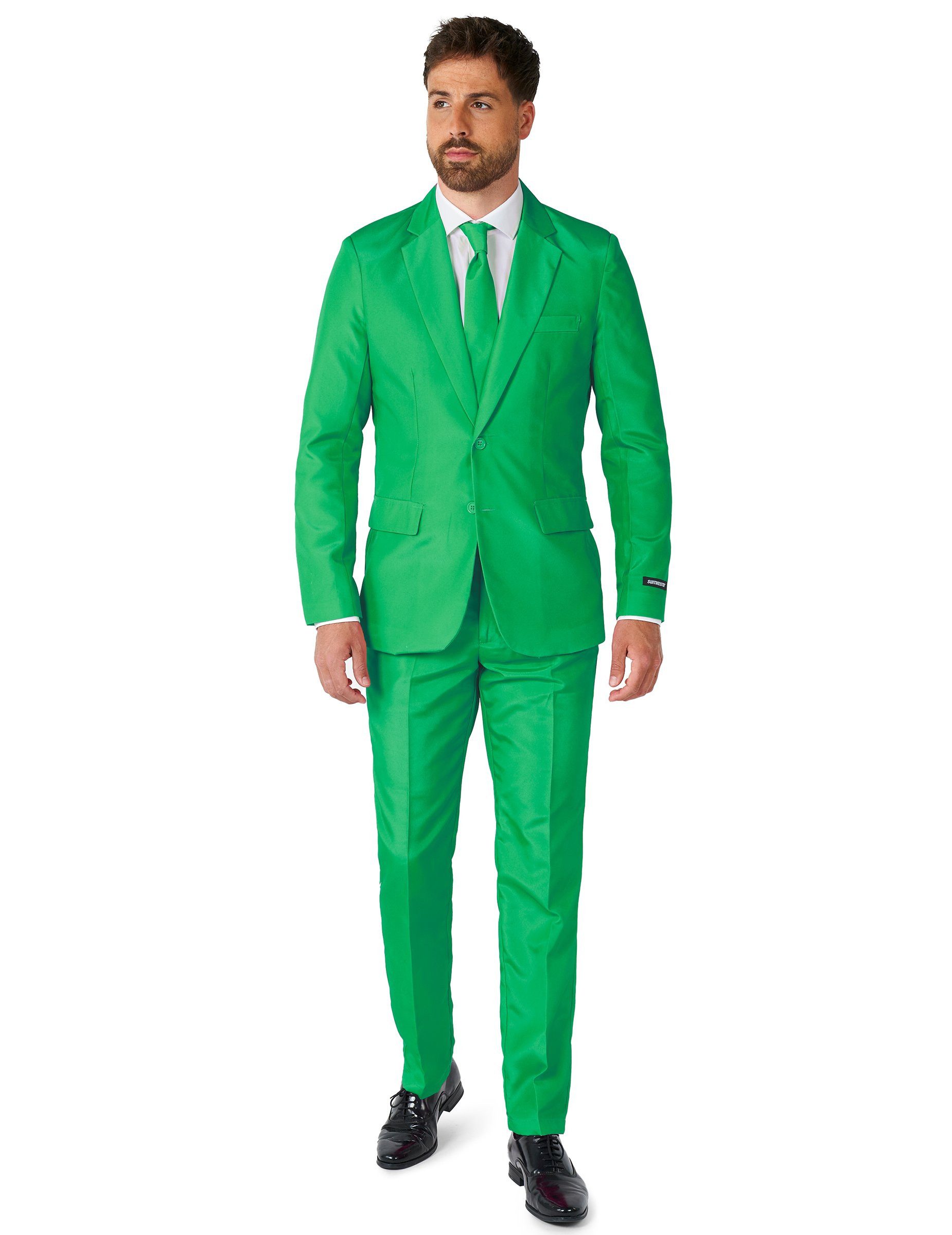 Opposuits Kostüm Suitmeister Herrenanzug grün