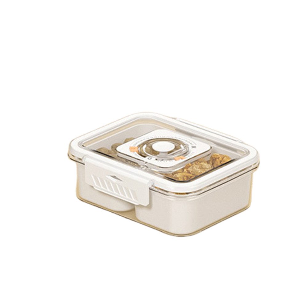 GarveeMore Футляры для столовых приборов Snack-Box, geteiltes Serviertablett mit Deckel tragbare Snack-Platten, Charcuteries Container Clear Organizer für Süßigkeiten Bausteine Nüsse