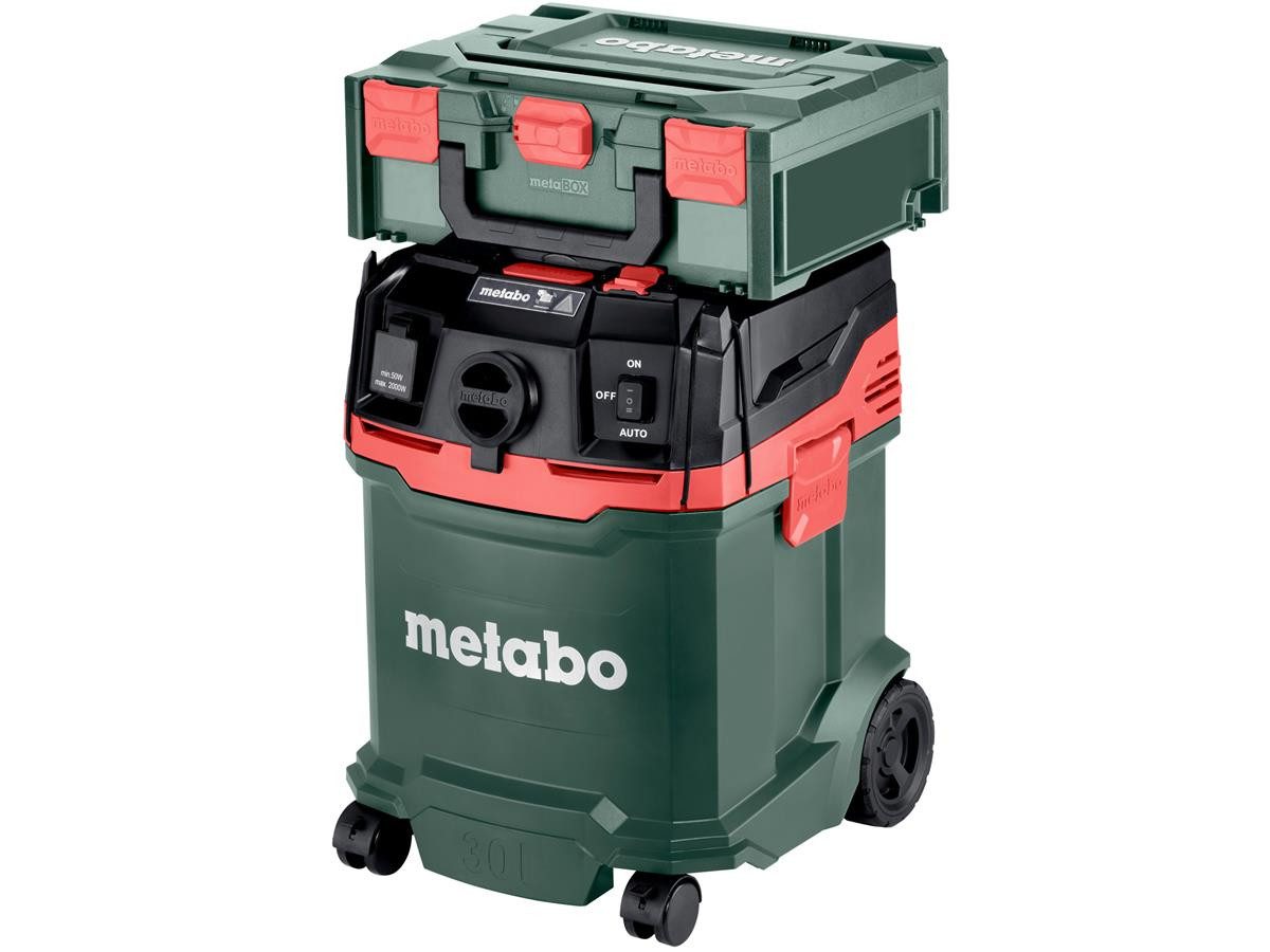 metabo Industriesauger ASA 30 H PC, 1200 W, mit Beutel, Saugstopp beim Nasssaugen, Antistatik-Grundausstattung