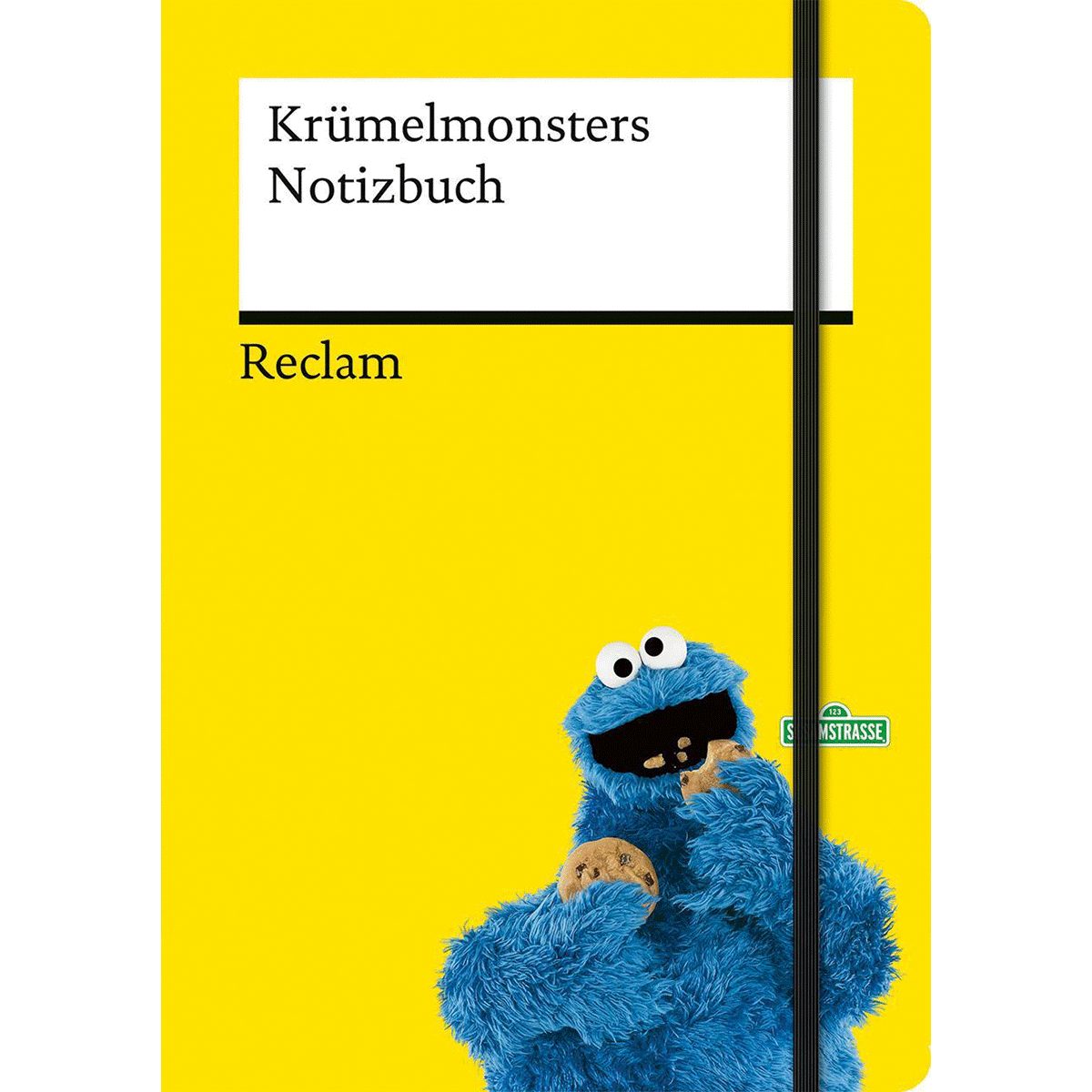 Notizbuch Krümelmonsters Notizbuch: Hochwertiges Notizbuch, A5, liniert, mit