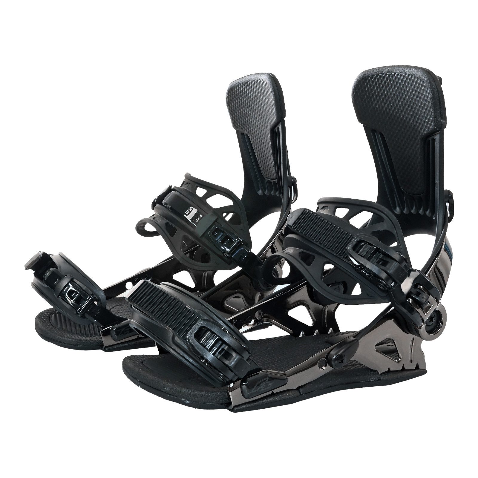F2 Snowboardbindung F2 Snowboard Soft Bindung Eliminator Carve Fastec XL Schwarz