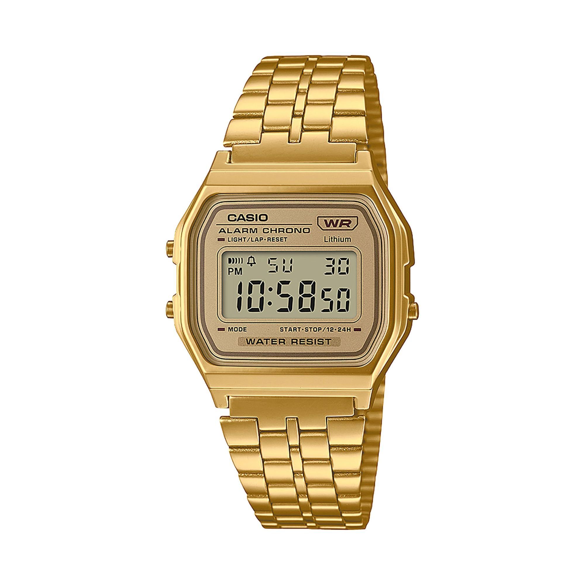 CASIO Quarzuhr Casio Vintage iconic Armbanduhr A158WETG-9AEF günstig online kaufen