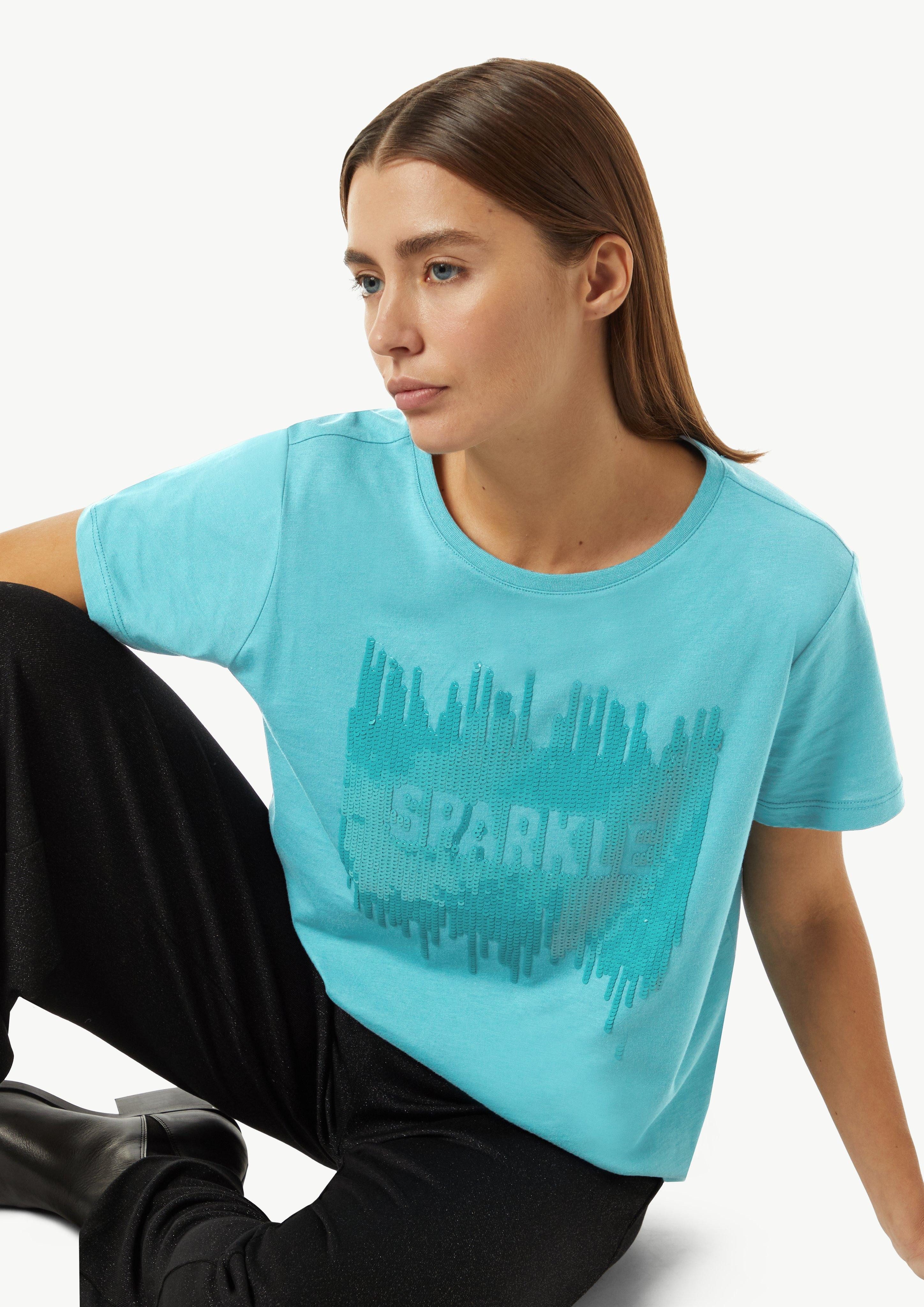 comma casual identity Kurzarmshirt T-Shirt mit günstig online kaufen