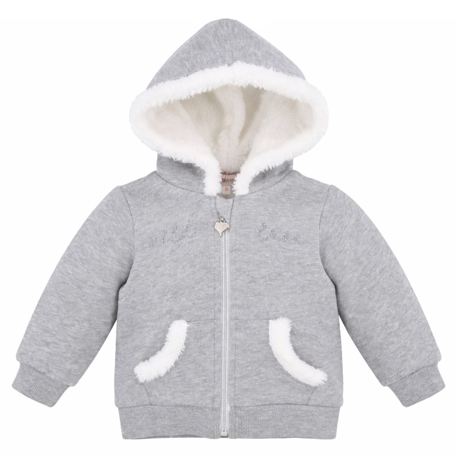 BONDI Strickjacke BONDI Baby Mädchen Kapuzenjacke 'Wild Love' 86633