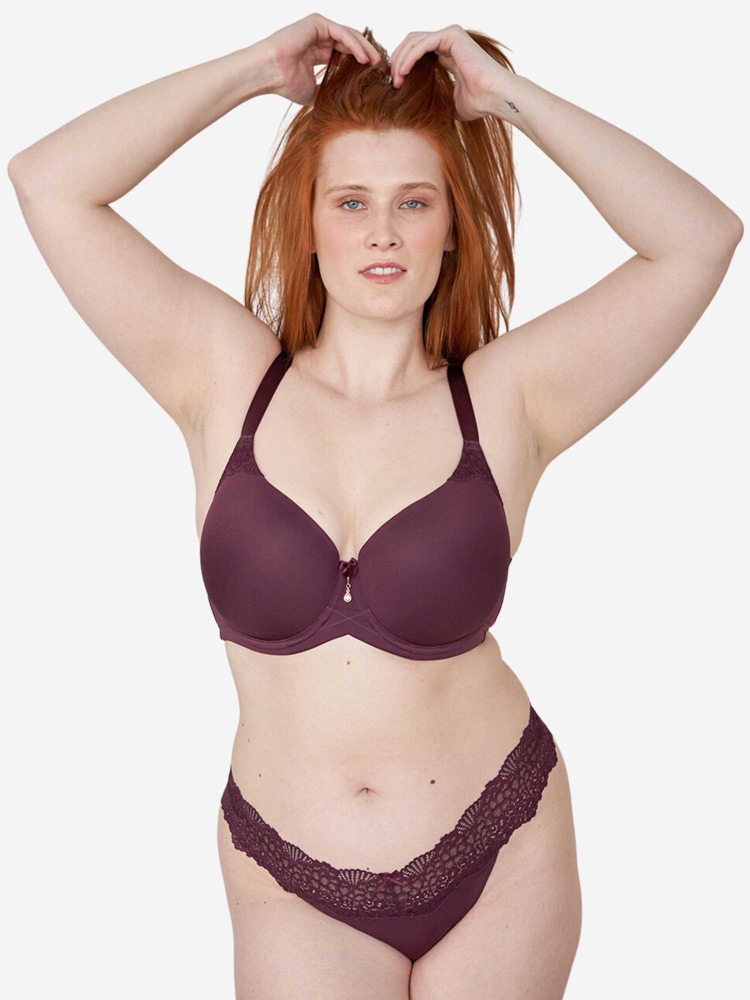 SugarShape String Pure Lace rot-braun