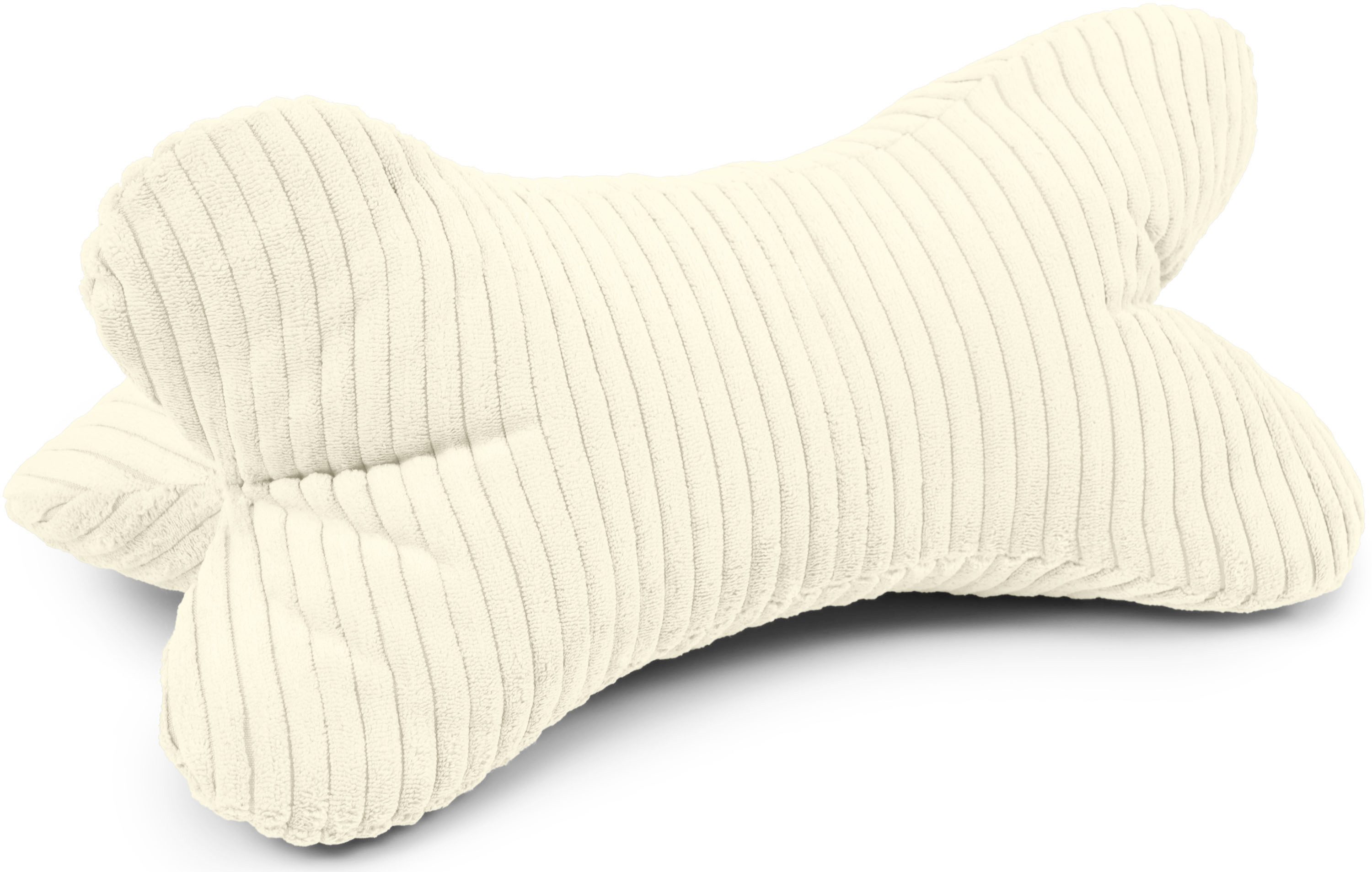 Amilian Nackenkissen - Leseknochen ca. 44x22 cm - Knochenkissen - Lesenknochenkissen, waschbar, Buch- und Tabletstütze - Lesekissen zum Relaxen, Knochenkissen zum Lesen - Knochenform Kissen - Nackenkissen