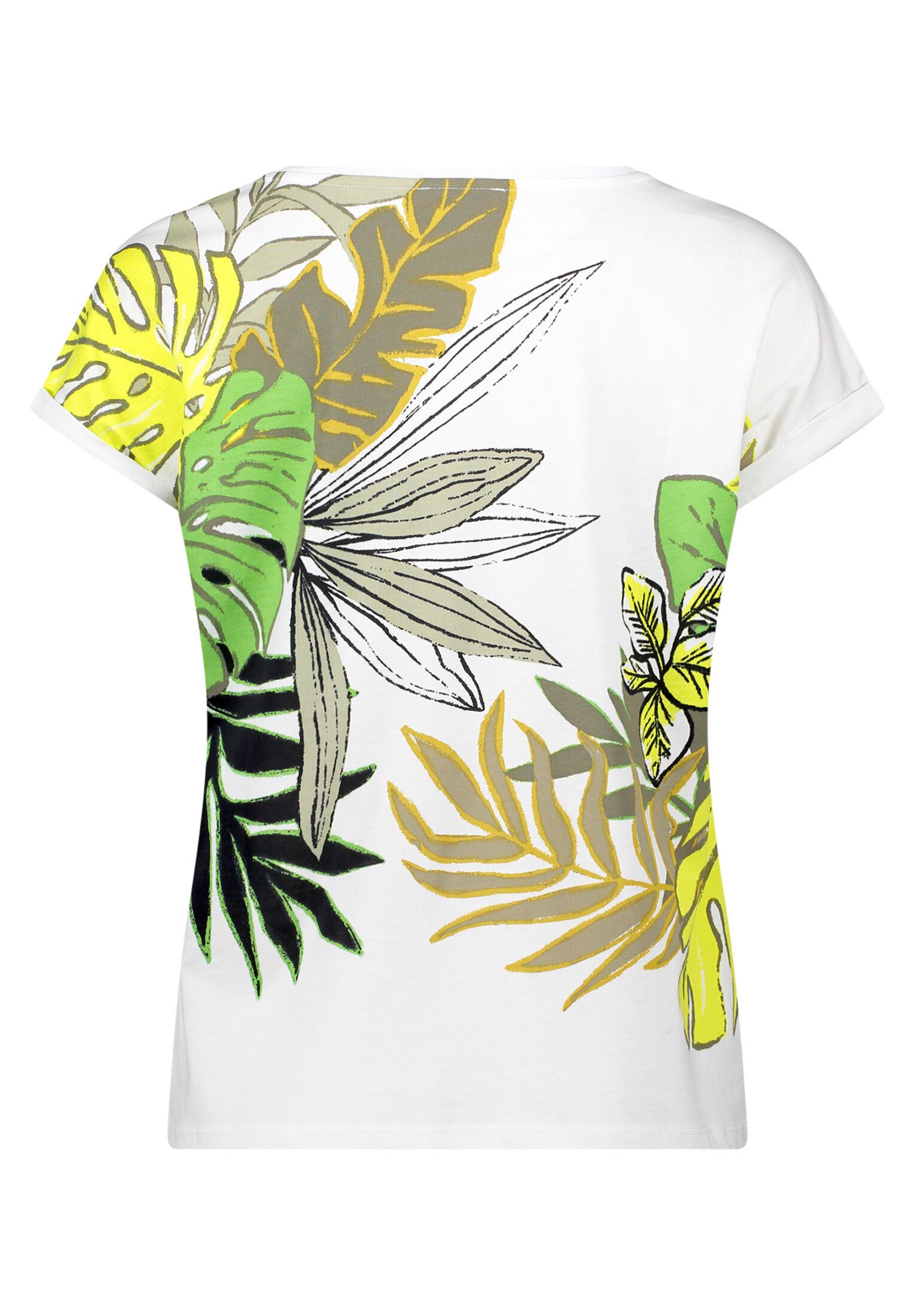 Betty Barclay Kurzarmshirt Damen mit Ärmelaufschlag (1-tlg) Glitzersteine