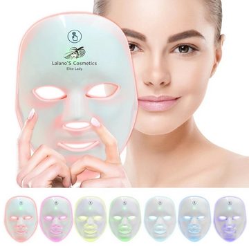 Lalano`S Cosmetics Kosmetikbehandlungsgerät Light facial BeautyMaske, Gerät zur Gesichtsstraffung, LED Gesichtsmaske, Mikrodermabrasionsgerät, EMS, Porenreiniger, LED-Photon Maske, Anti-Aging-Gerät, Anti-Falten, One-Touch Bedienung, Gesichtsreinigung, Mitesserentferner