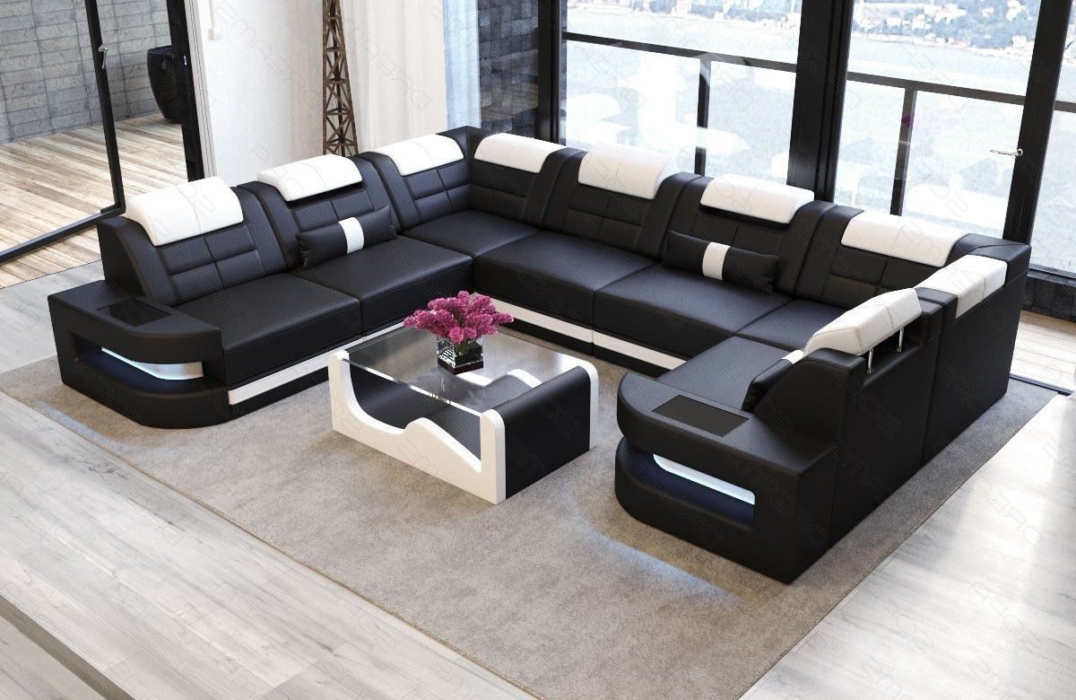 Sofa Dreams Wohnlandschaft Ledersofa Como U günstig online kaufen