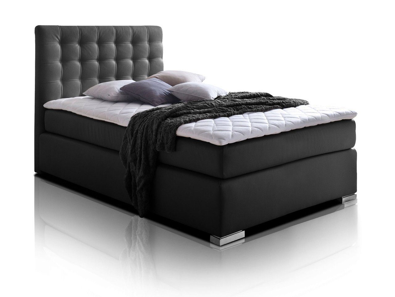 Moebel-Eins Boxspringbett ISABELL PLUS Boxspringbett, ISABELL PLUS Boxspringbett