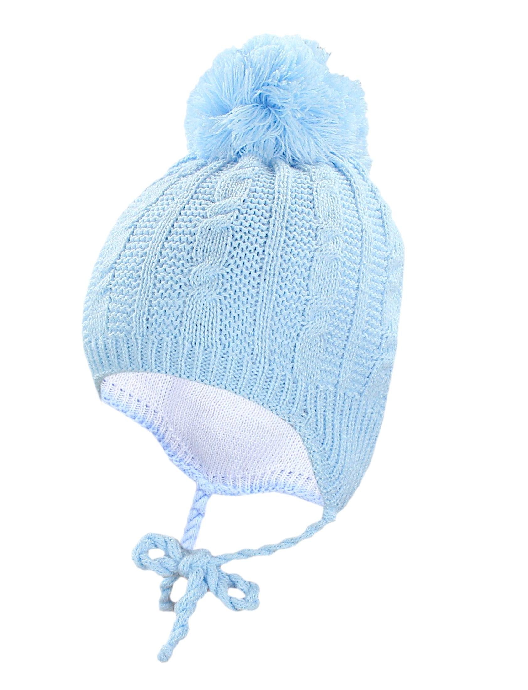 TupTam Bommelmütze »TupTam Baby Jungen Winter Mütze zum Binden Strickmütze  mit Bommel« online kaufen | OTTO