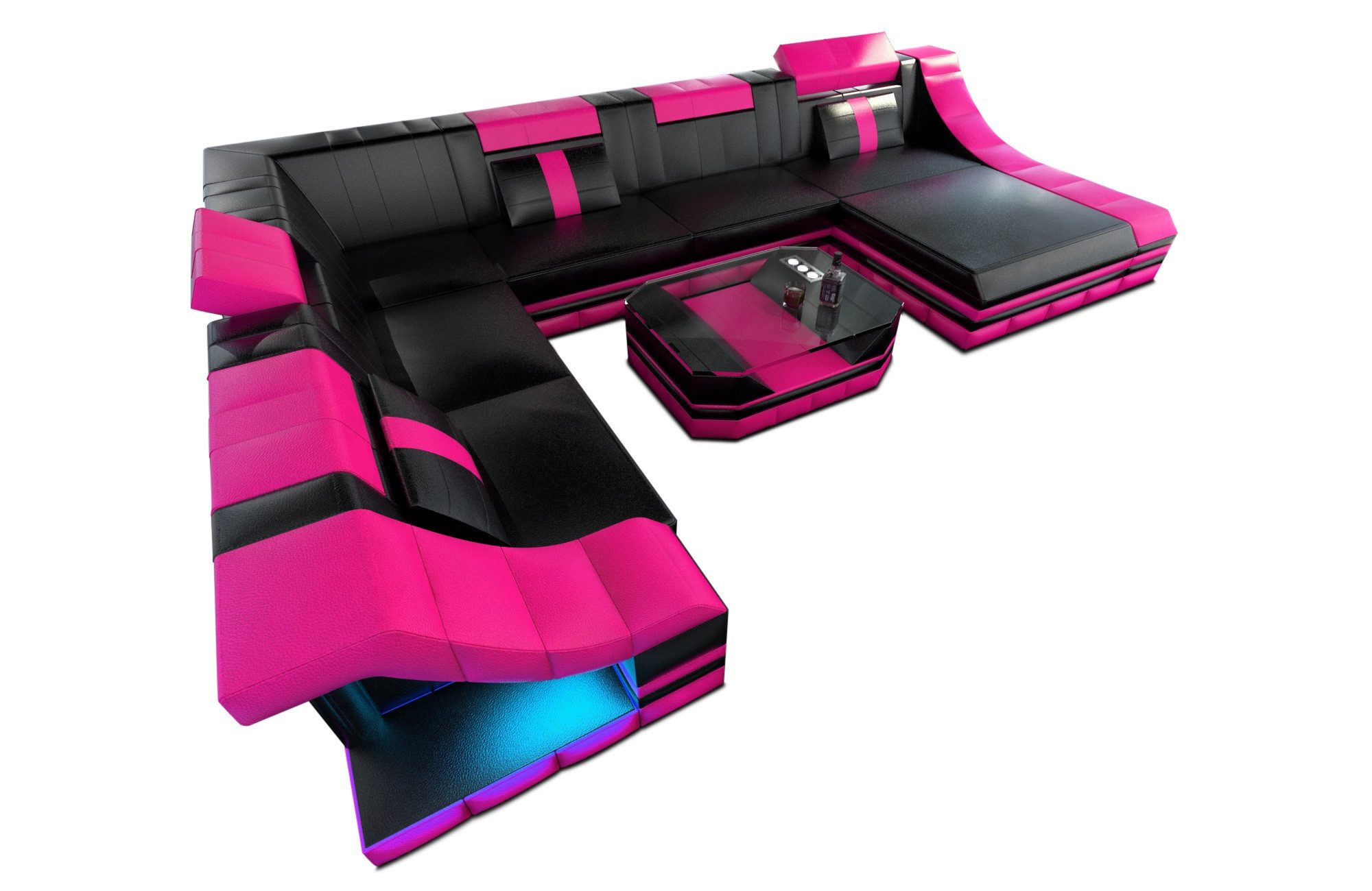 Sofa Dreams Wohnlandschaft Ledercouch Sofa Leder günstig online kaufen