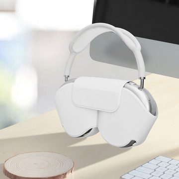 kwmobile Kopfhörer-Schutzhülle Hülle für Apple AirPods Max Case aus Polyester, Kopfhörer Tasche Etui - Cover in Weiß