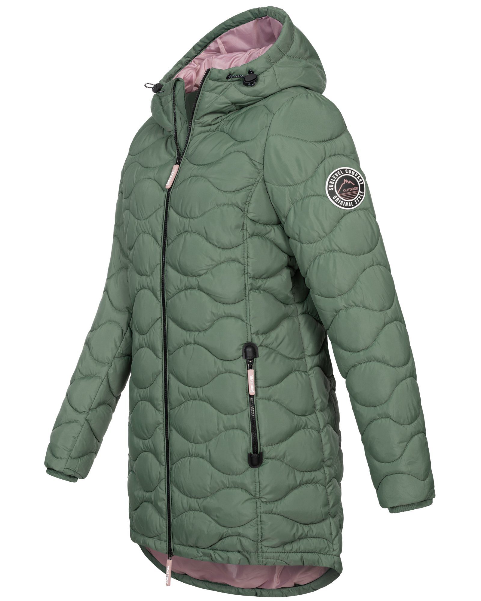 SUBLEVEL Steppjacke Damen Winter Jacke Mantel günstig online kaufen