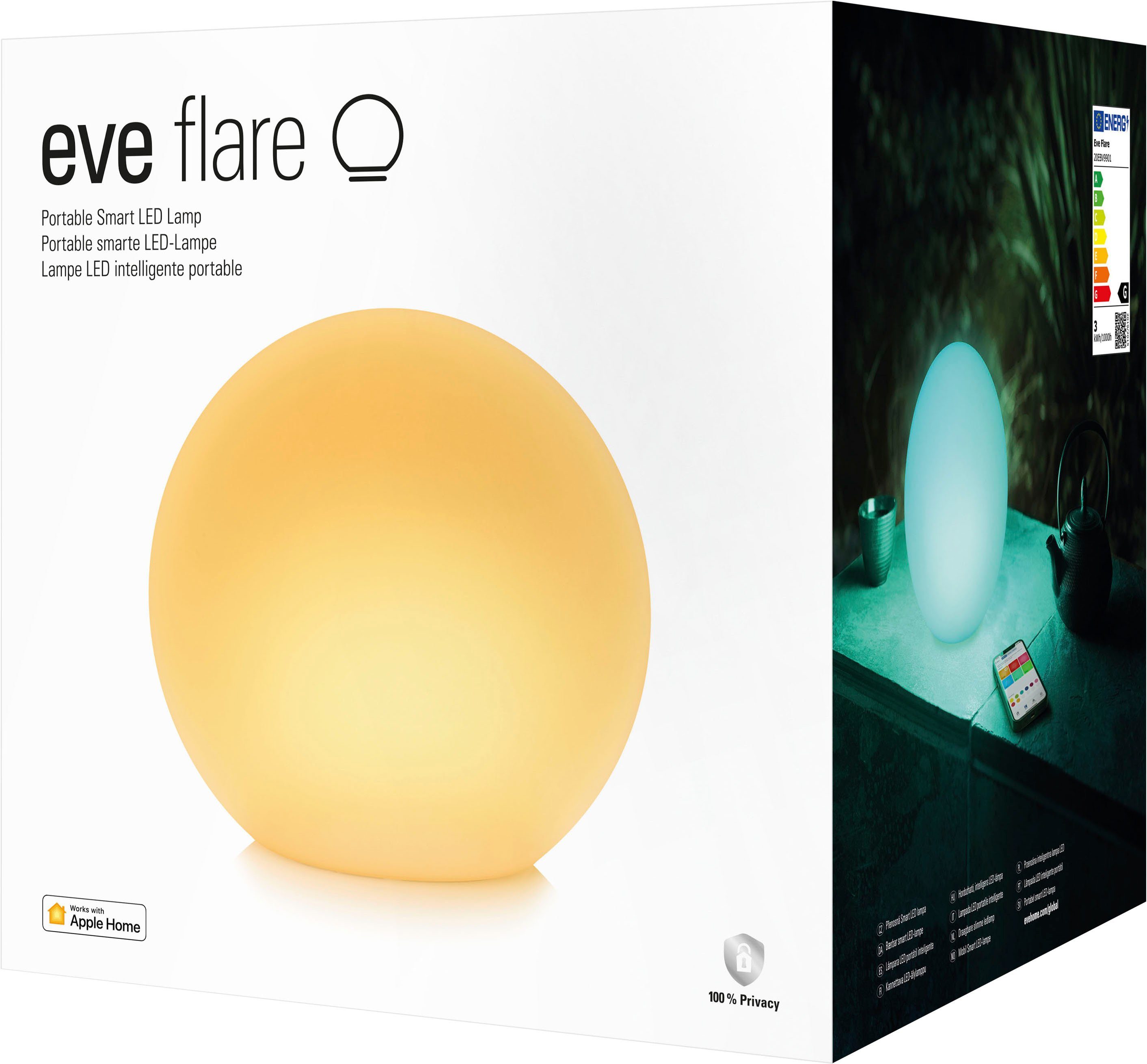 EVE Bluetooth, 20EBV9901, LED Smart Smarte Flare Home, integriert fest LED-Leuchte