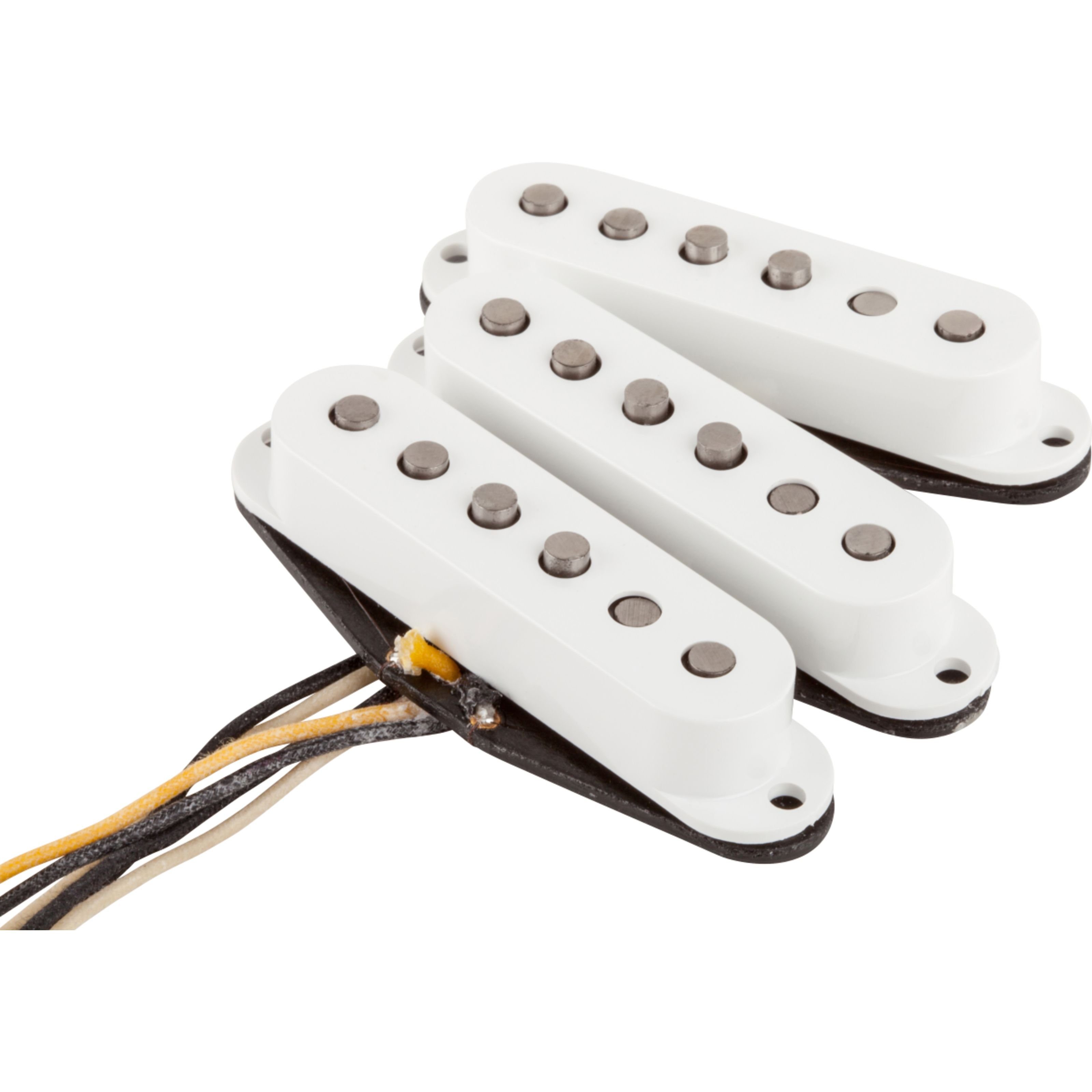 Fender Tonabnehmer, (Texas Special Strat Set White, E-Gitarre Tonabnehmer, Single-Coil), Texas Special Strat Set White - Single Coil Tonabnehmer für Gitarren