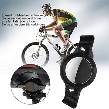 SOTOR Airtag Fahrradständer Airtag Silikonhülle Fahrrad GPS-Tracker (Tragbarer Anti-Lost Tracker Halterung)