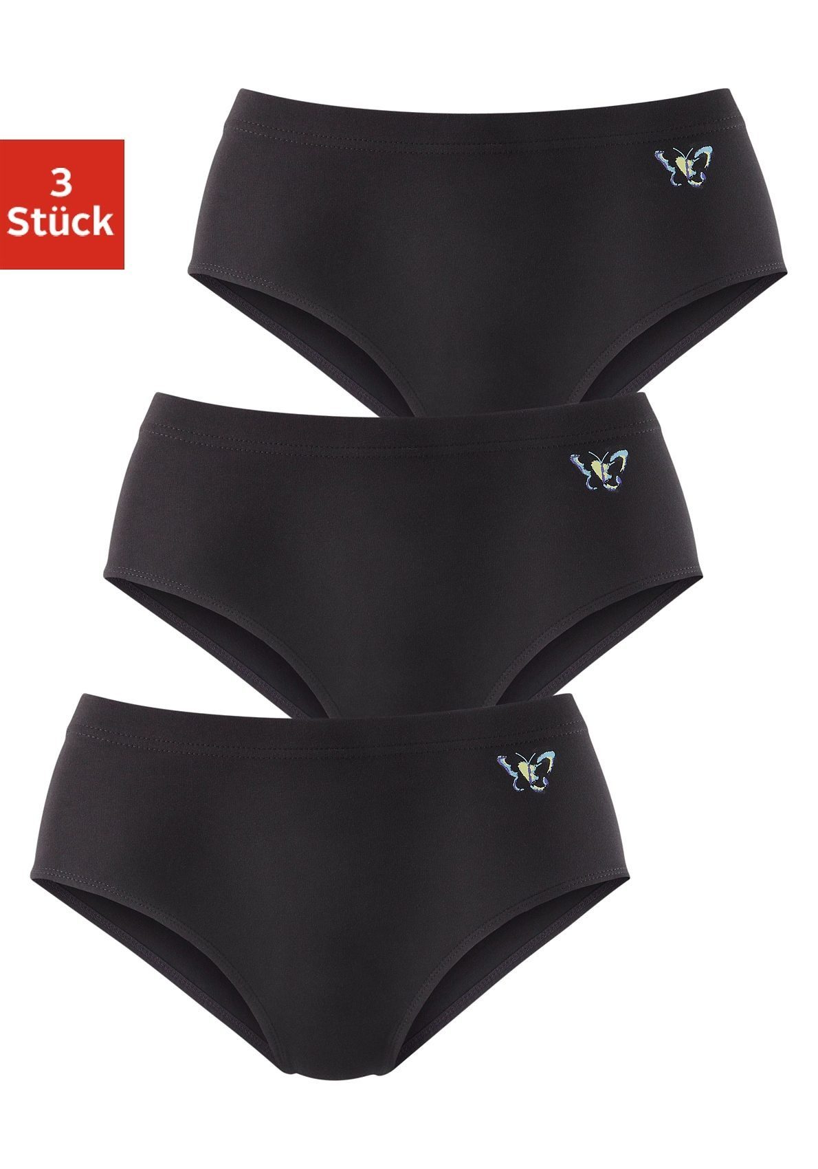 petite fleur Formslip (3er-Pack) Bodyforming Slip aus elastischer Baumwolle