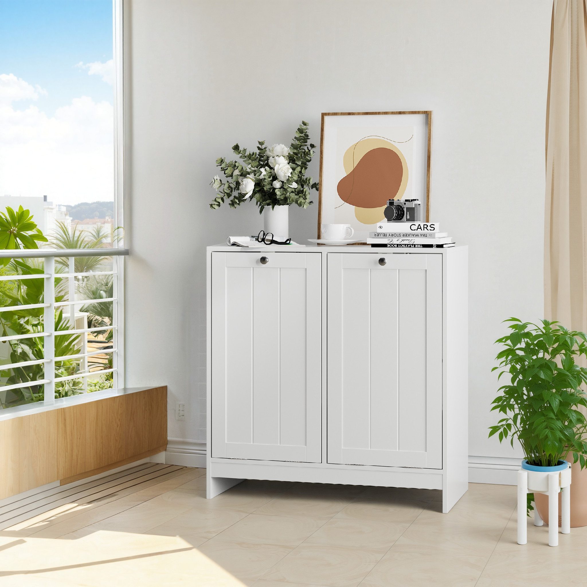 Semiocthome Wäschekorb Kippbarer Wäschekorb mit herausnehmbarem Korb, verst günstig online kaufen