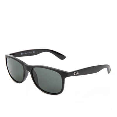 Ray-Ban Sonnenbrille Ray-Ban Andy RB4202 606971 55 Matte Black On Black Dark Green