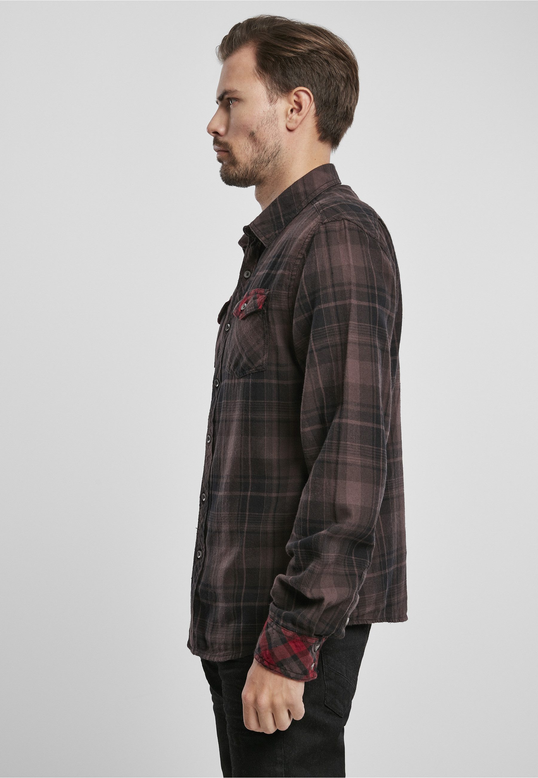 Brandit Langarmhemd Brandit Herren Duncan Checked Shirt (1-tlg)