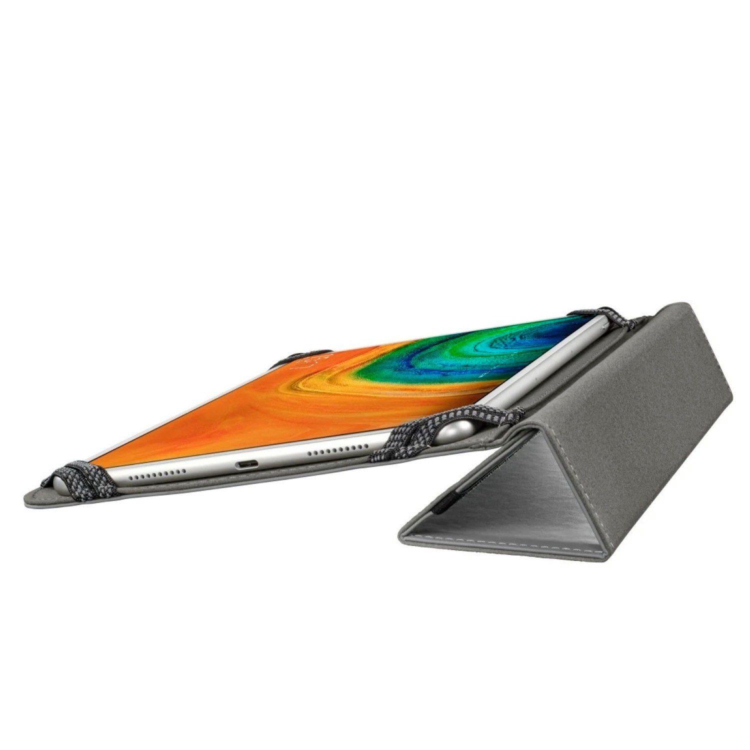 Hama Tablet-Hülle Schutz-Hülle Fold Universal Cover Tasche Grau 11, Smart Case Ständer für iPad Tablet PC Tab 9,5" 9,7 10" 10,2" 10,5" 11" – Bild 4 von 5