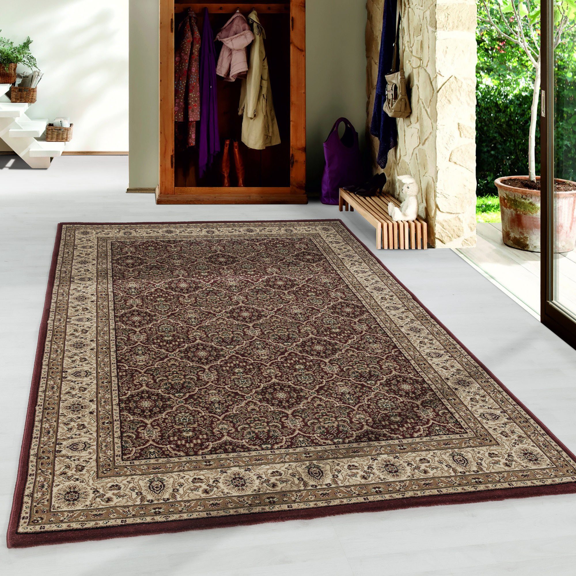 Ayyildiz Teppiche Teppich KASHMIR 2602, rechteckig, Höhe: 10 mm, Wohnzimmer, Orient Optik