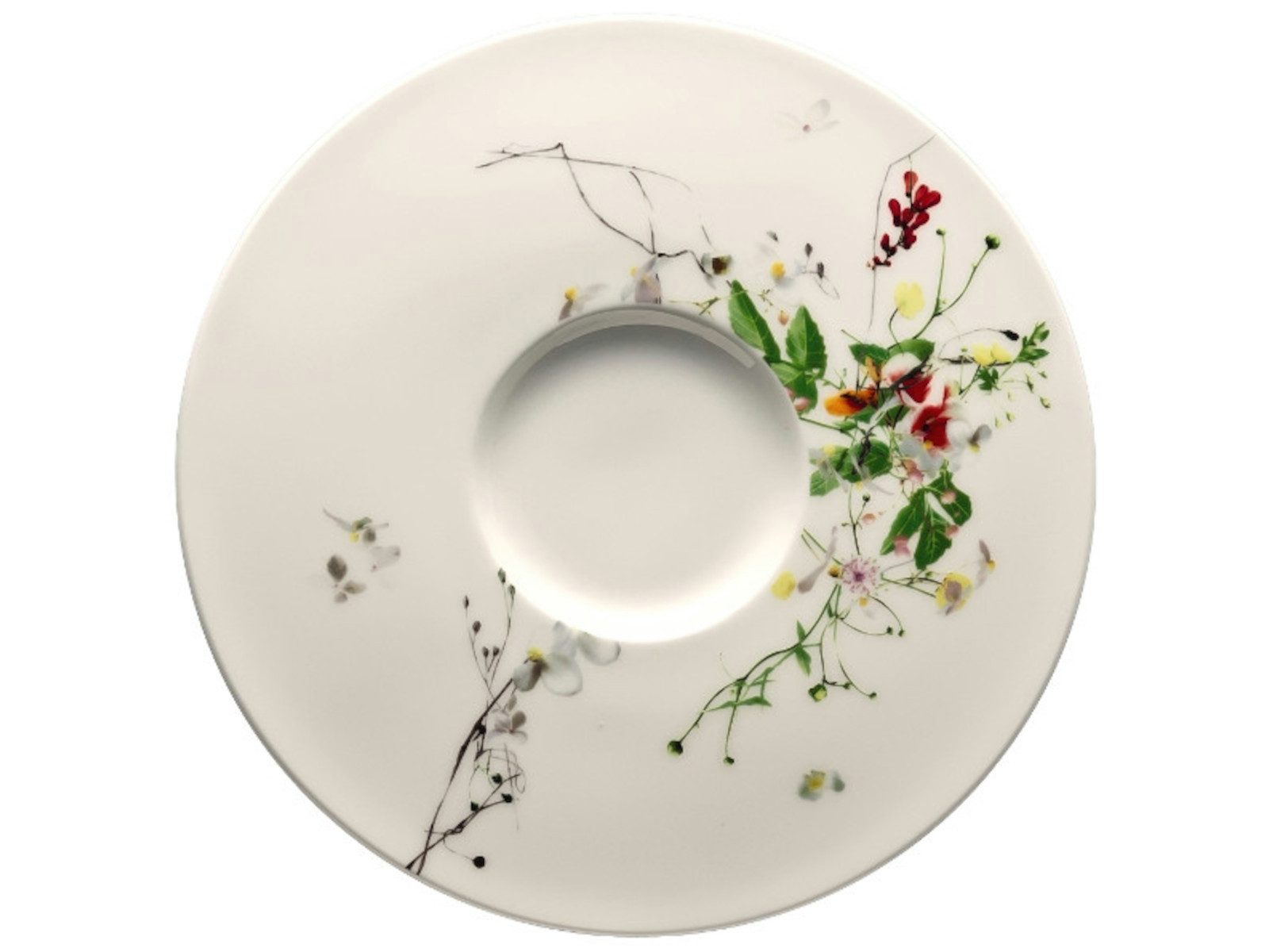 Rosenthal Untertasse Brillance Fleurs Sauvages Suppen-Untertasse, Untertasse