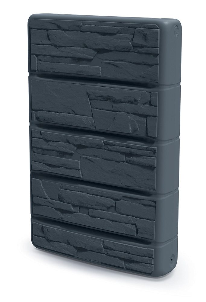 Prosperplast Regenwassertank Wall Stone, 400 l