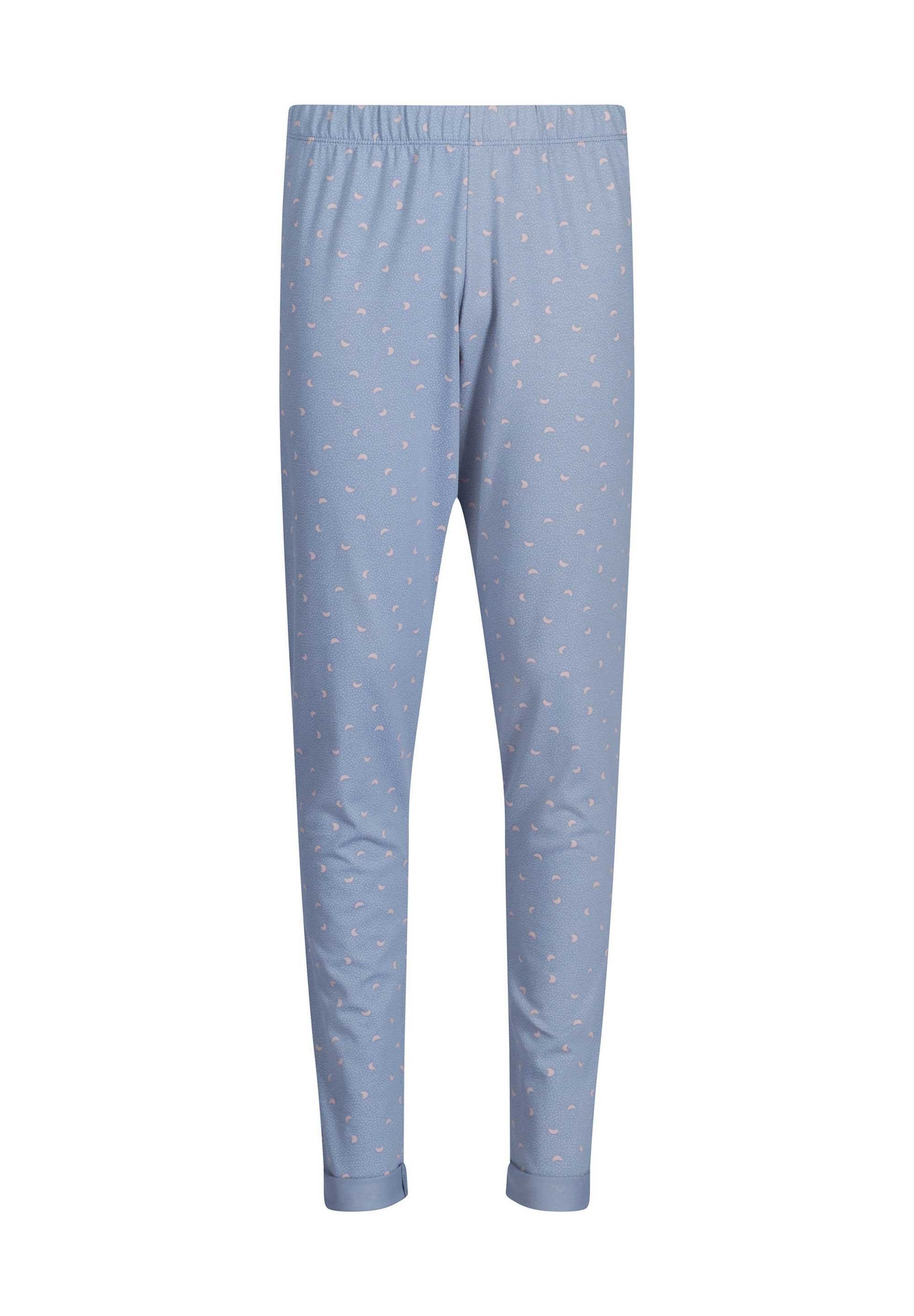 2-tlg. Pyjama Skiny Grau-Blau Set Mädchen - Kinder, lang, Schlafanzug