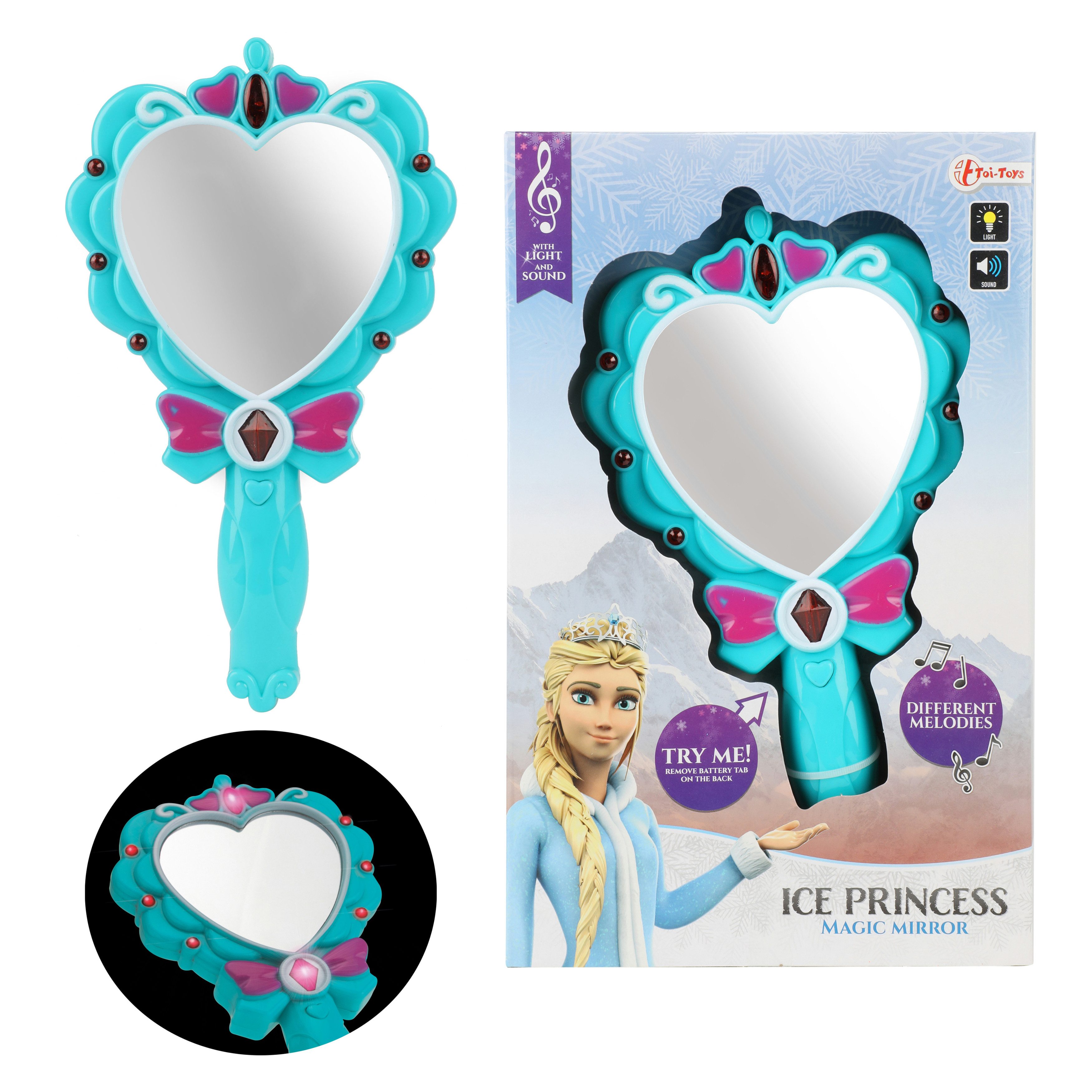 Toi-Toys Kostüm Ice Princess Zauberspiegel Prinzessin, mit Licht und Sound