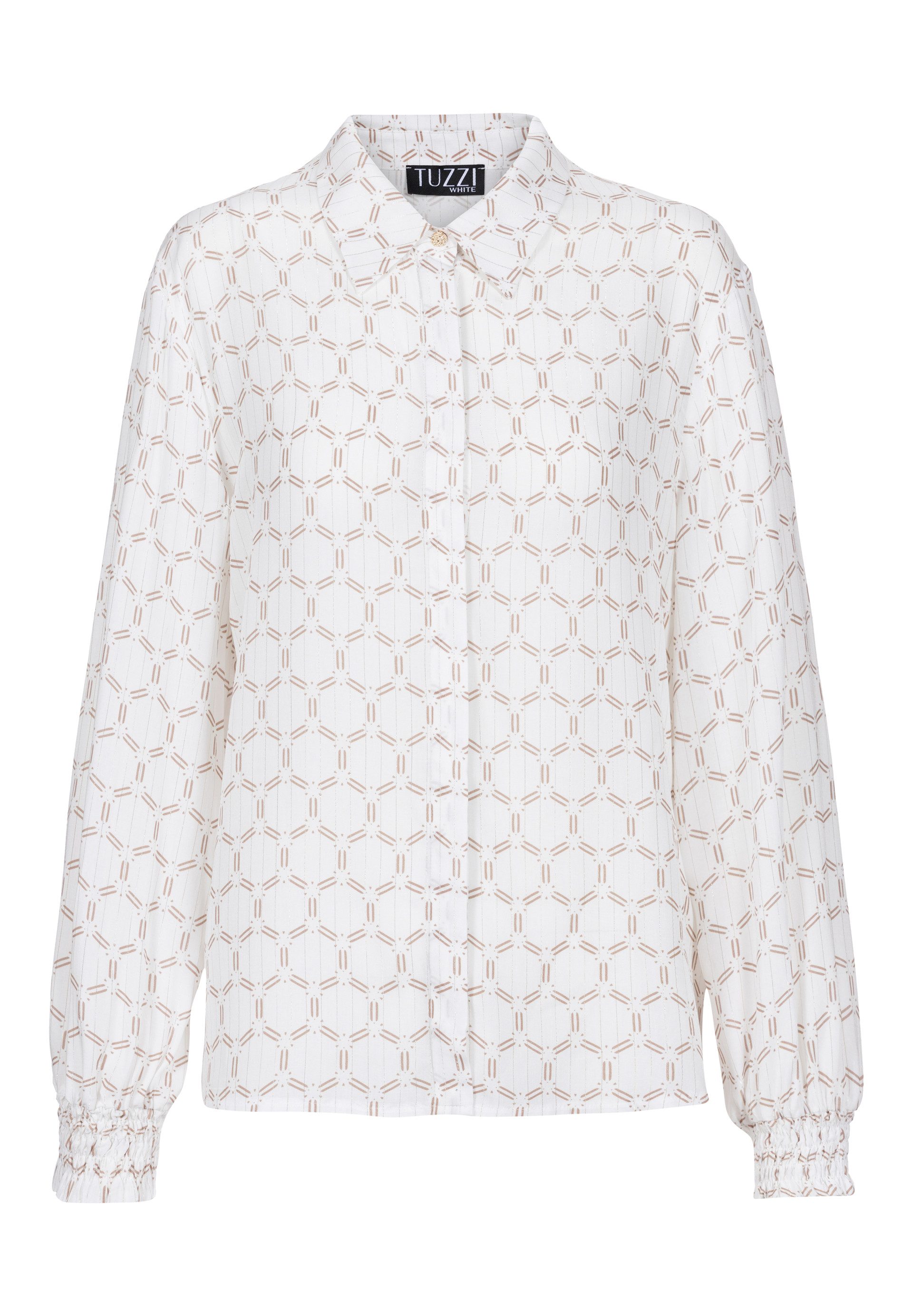 Klassische Bluse mit elastischem Bund