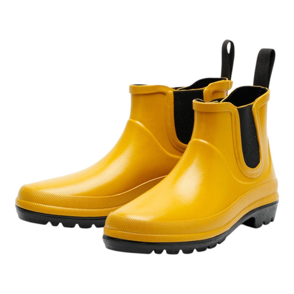 Grand Step Shoes Gummistiefel Vickie (Chelseaboot aus Naturkautschuk) gelb Damen Sneaker