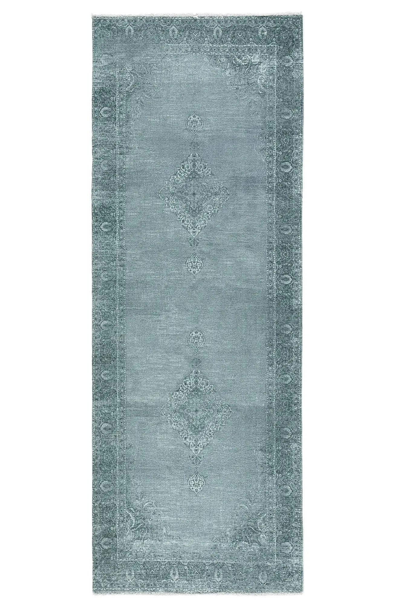 Tesso Living Designteppich MARYLOU, Teppich im Vintage Look, orientalisches Muster, BOHO, rechteckig, Wohnzimmerteppich mehrfarbig, Print, waschbar & rutschfest