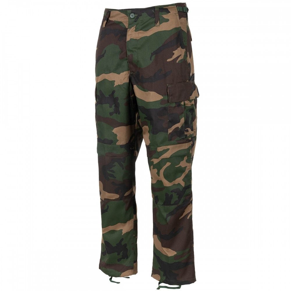 Outdoorhose US Kampfhose BDU Woodland von MFH – Militärhose.