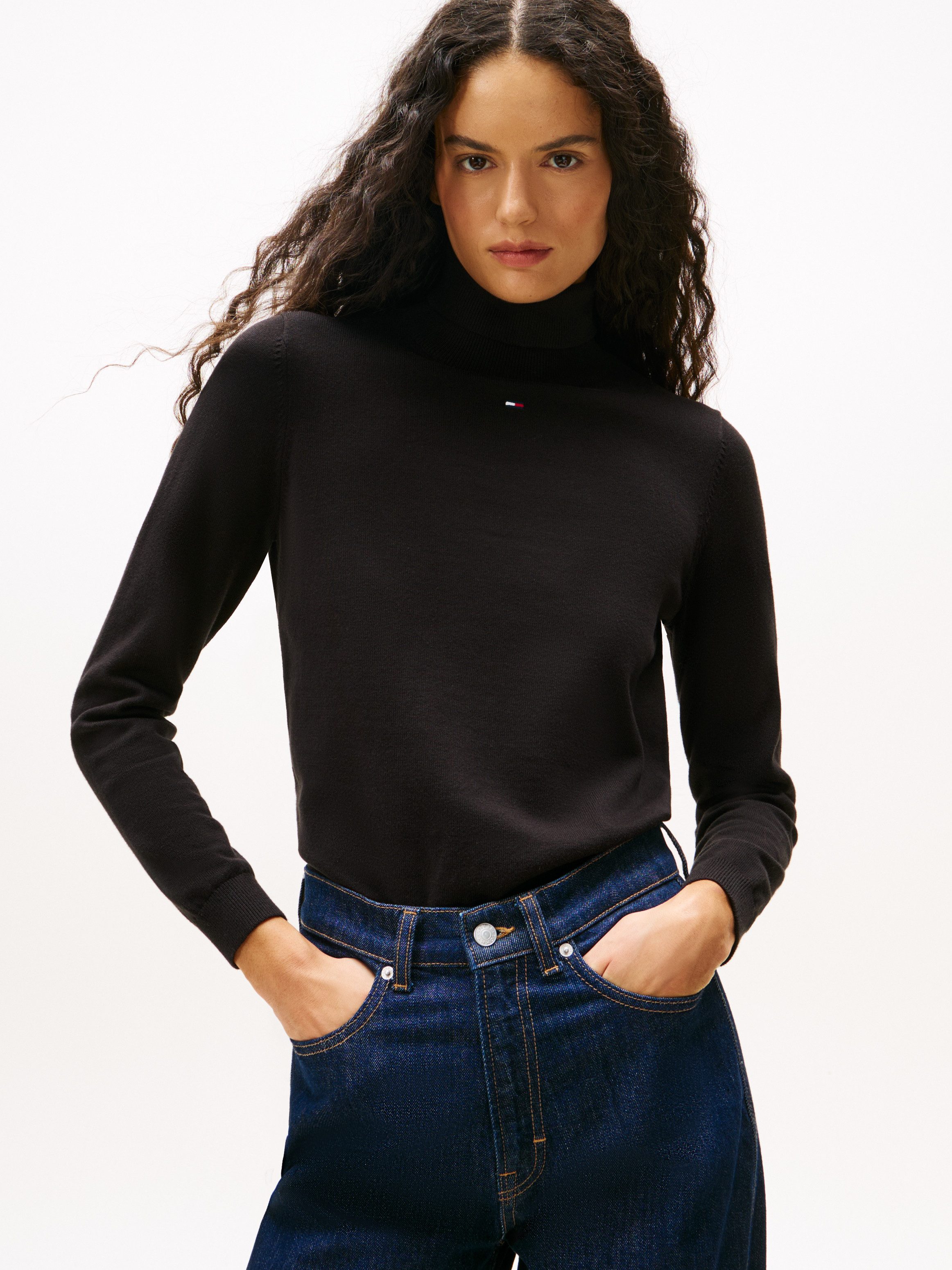 Tommy Jeans Rollkragenpullover TJW ESSENTIAL TRTLNK günstig online kaufen
