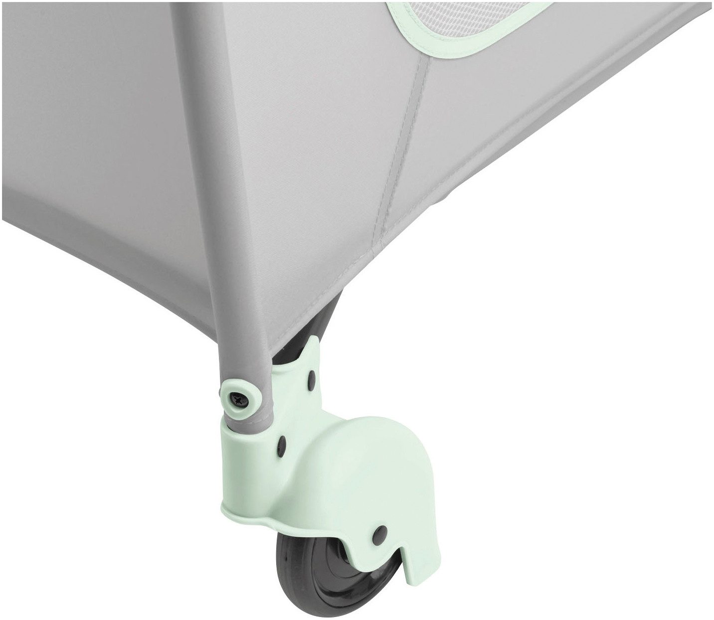 Hauck Baby-Reisebett Sleep N Play Go Plus, Dusty Mint, mit integrierten Räd günstig online kaufen