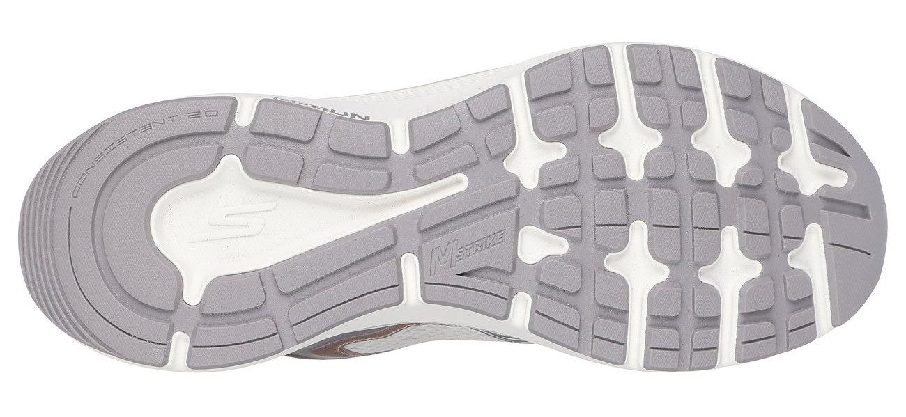 Skechers GO RUN CONSISTENT 2.0 Sneaker Retro Sneaker, Schnürschuh mit Metallic-Besätzen, Weite G (weit)