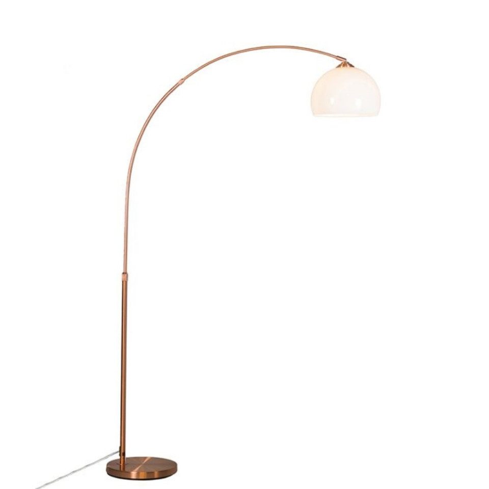 Qazqa Stehlampe Arc-basic, LED wechselbar, E27, günstig online kaufen