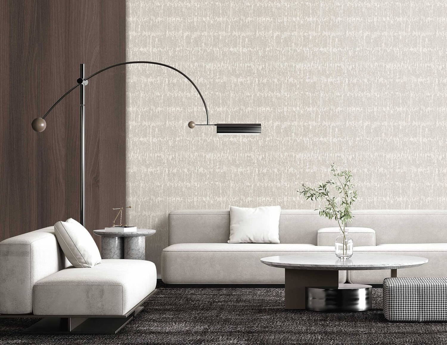 Profhome Strukturtapete SA524033-DI Struktur Tapete Uni schimmernd silber perl-weiß, strukturiert, (1 Rolle, 5,33 qm), heißgeprägte Vliestapete, silberfarben