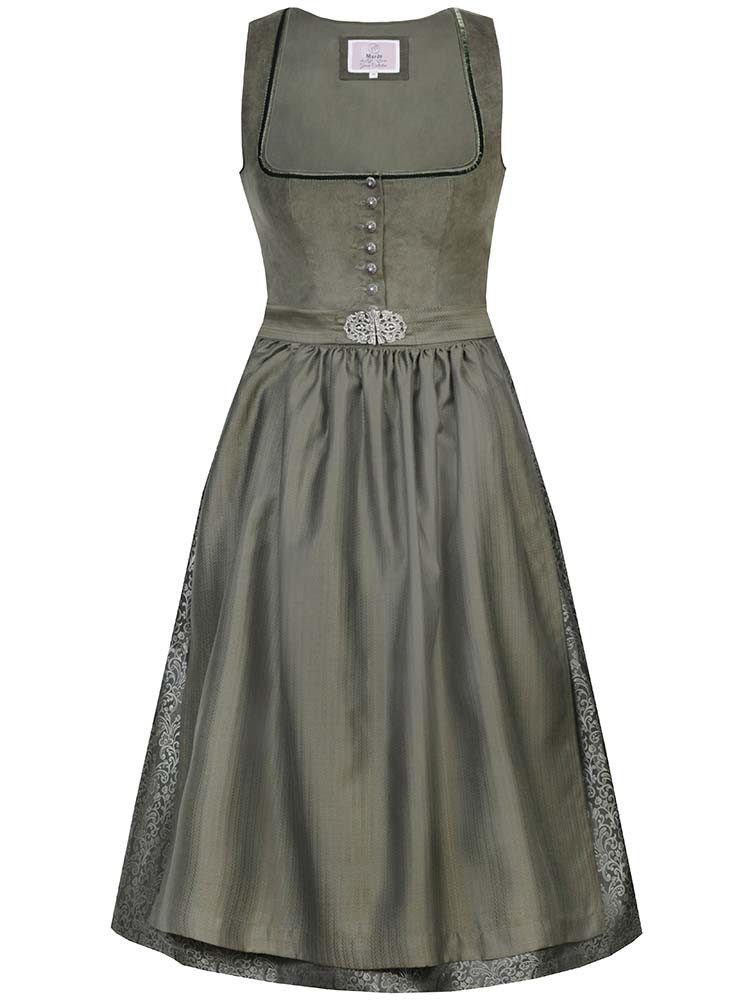 MarJo Dirndl Dirndl Tilda 70cm Länge efeu