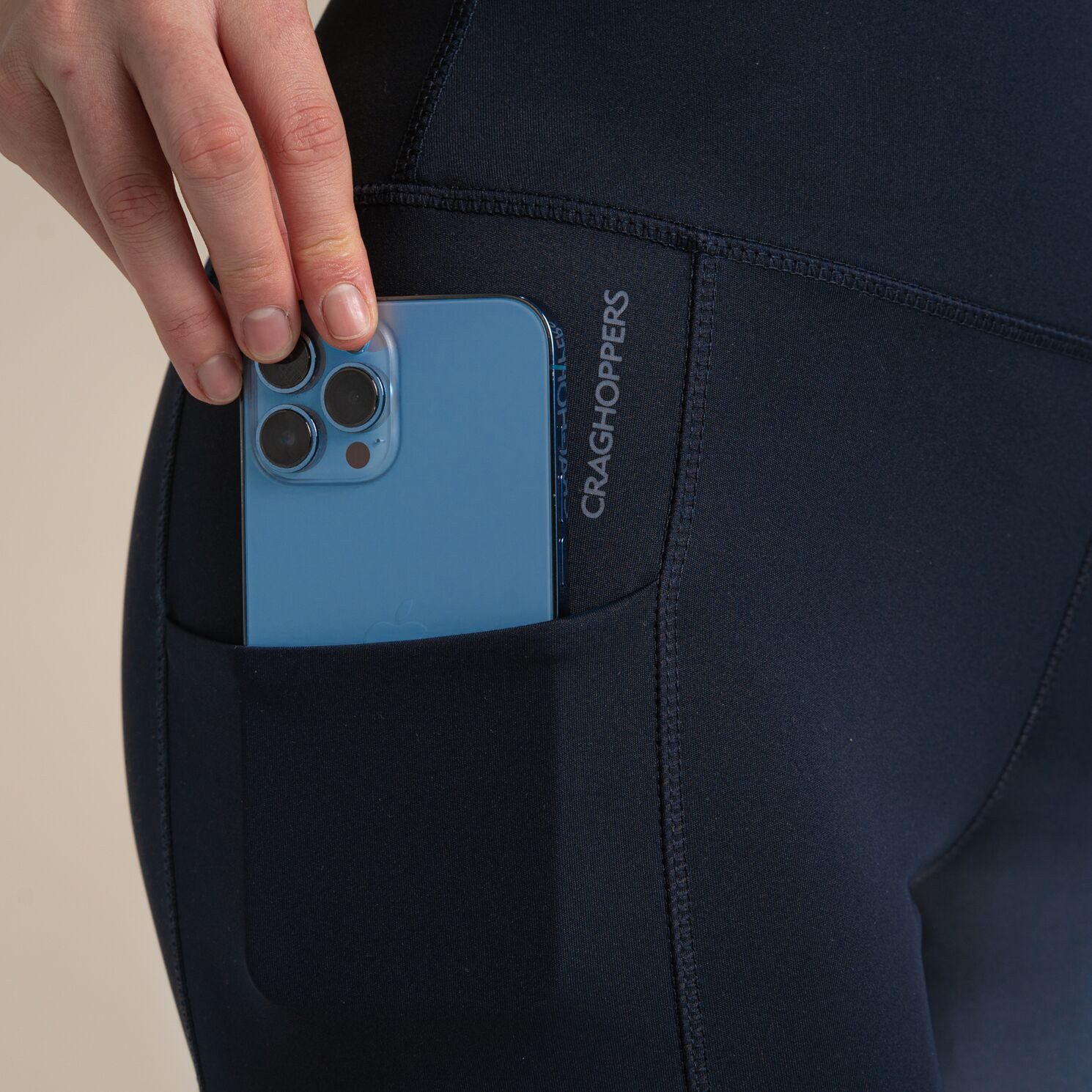 Craghoppers Leggings Craghoppers - KIWI LEGGING Outdoor- Sporthose, petrol