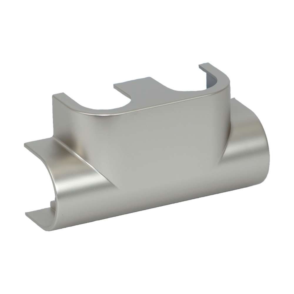 Oventrop Heizkörper Oventrop Abdeckung für Multiblock T, Eck, edelstahl, 1184091