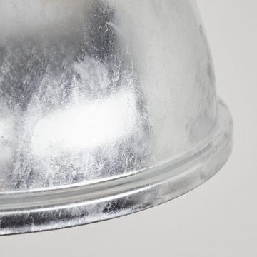 hofstein Außen-Wandleuchte »San Gimignano« Außenleuchte aus Metall/Glas in Verzinkt/Weiß, ohne Leuchtmittel, Wandlampe, Leuchte mit Lichteffekt, E27, IP23