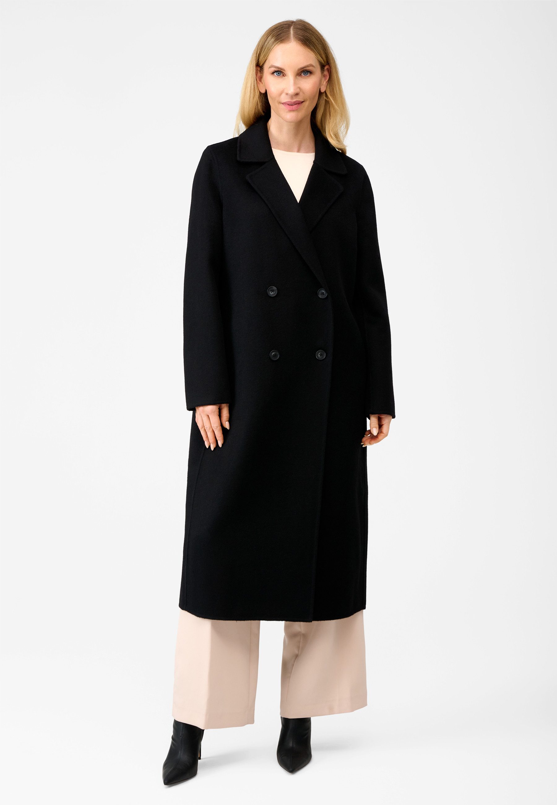 RICANO Wollmantel Clara Damen Wollmantel mit Reverskragen günstig online kaufen