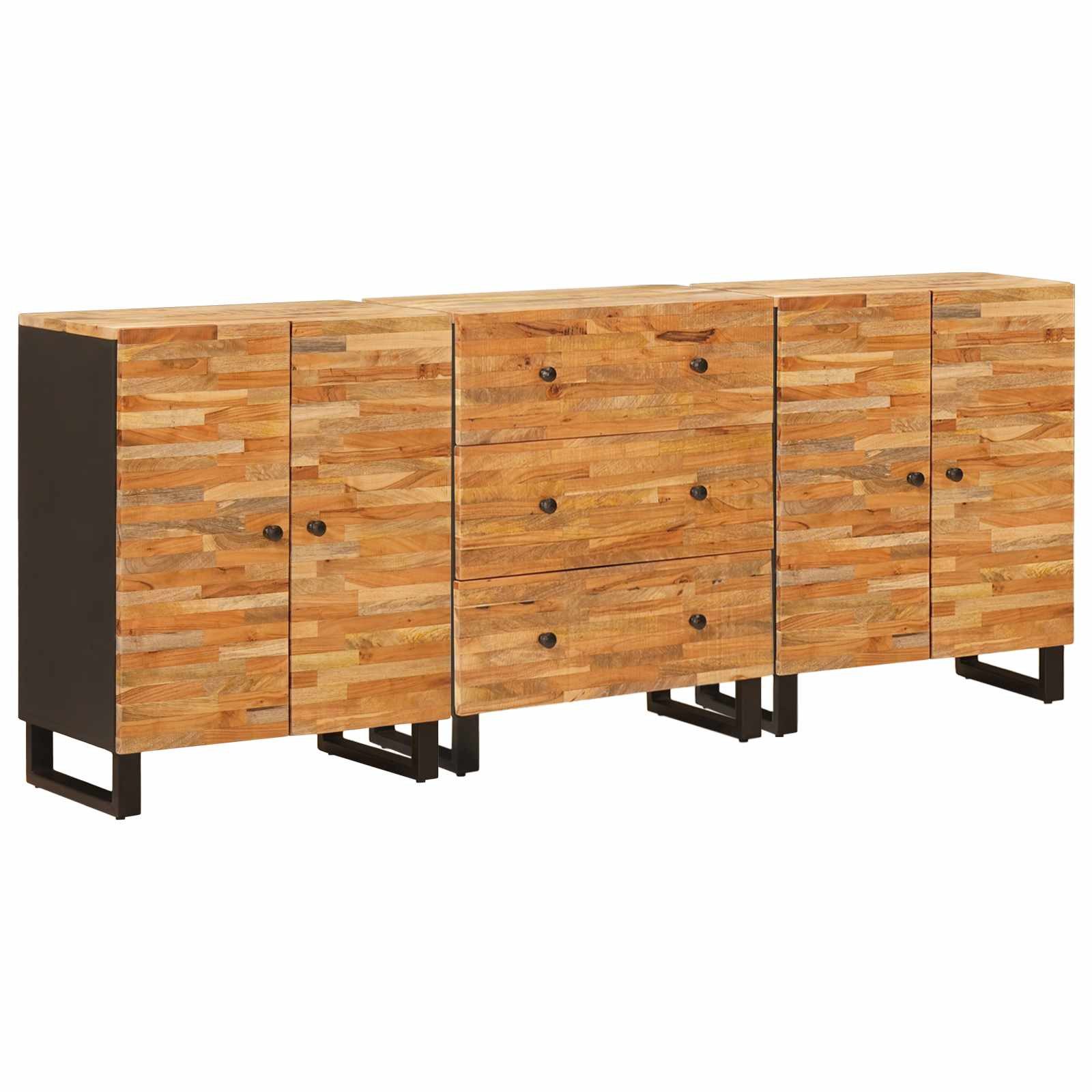 vidaXL Sideboard 60 x 33 x 75 cm Sideboard Braun Massivholz Mango
