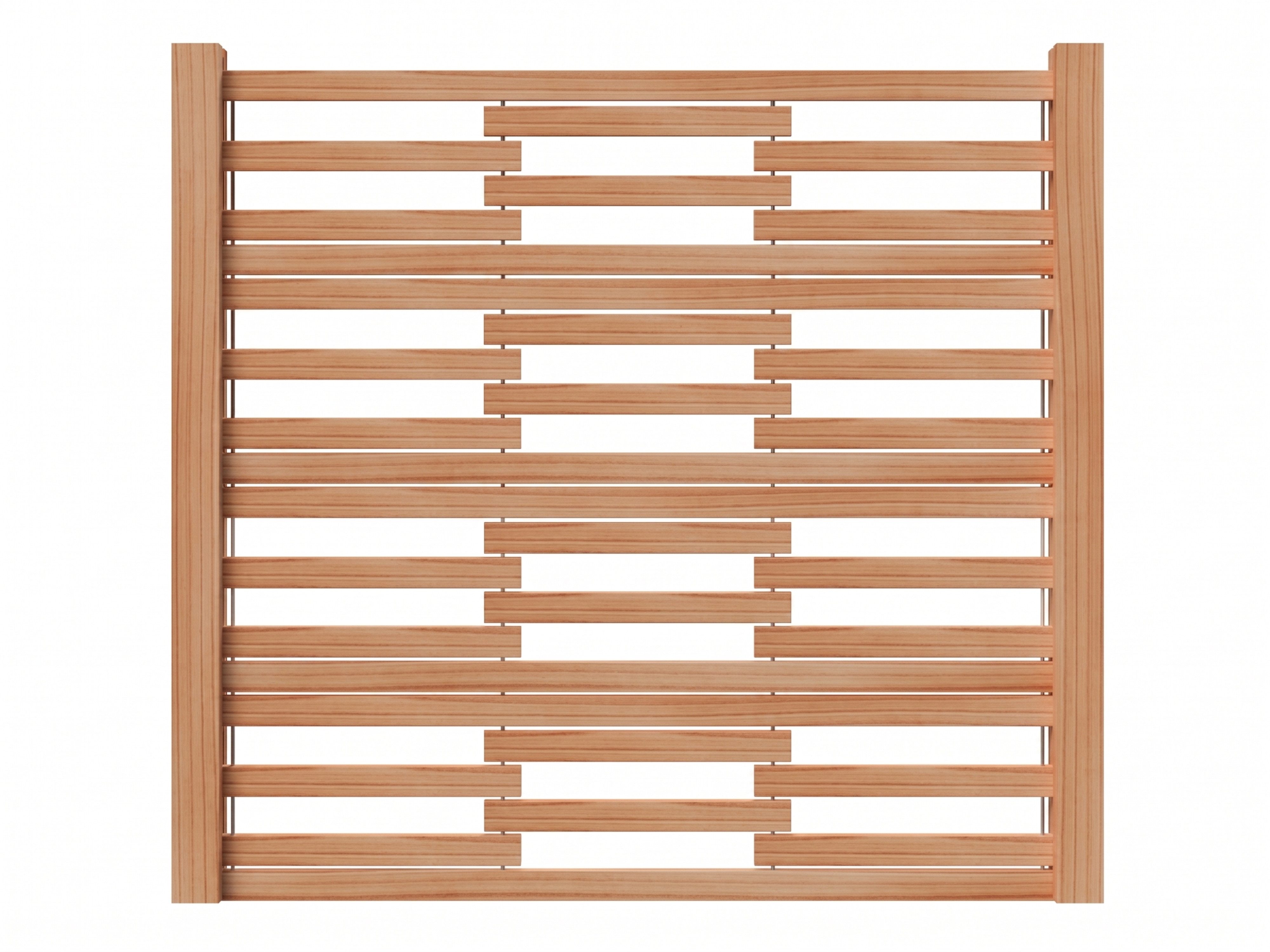 Woodtex Sichtschutzelement WOODTEX Holz Sichtschutzzaun Nadelholz Braun blickdicht