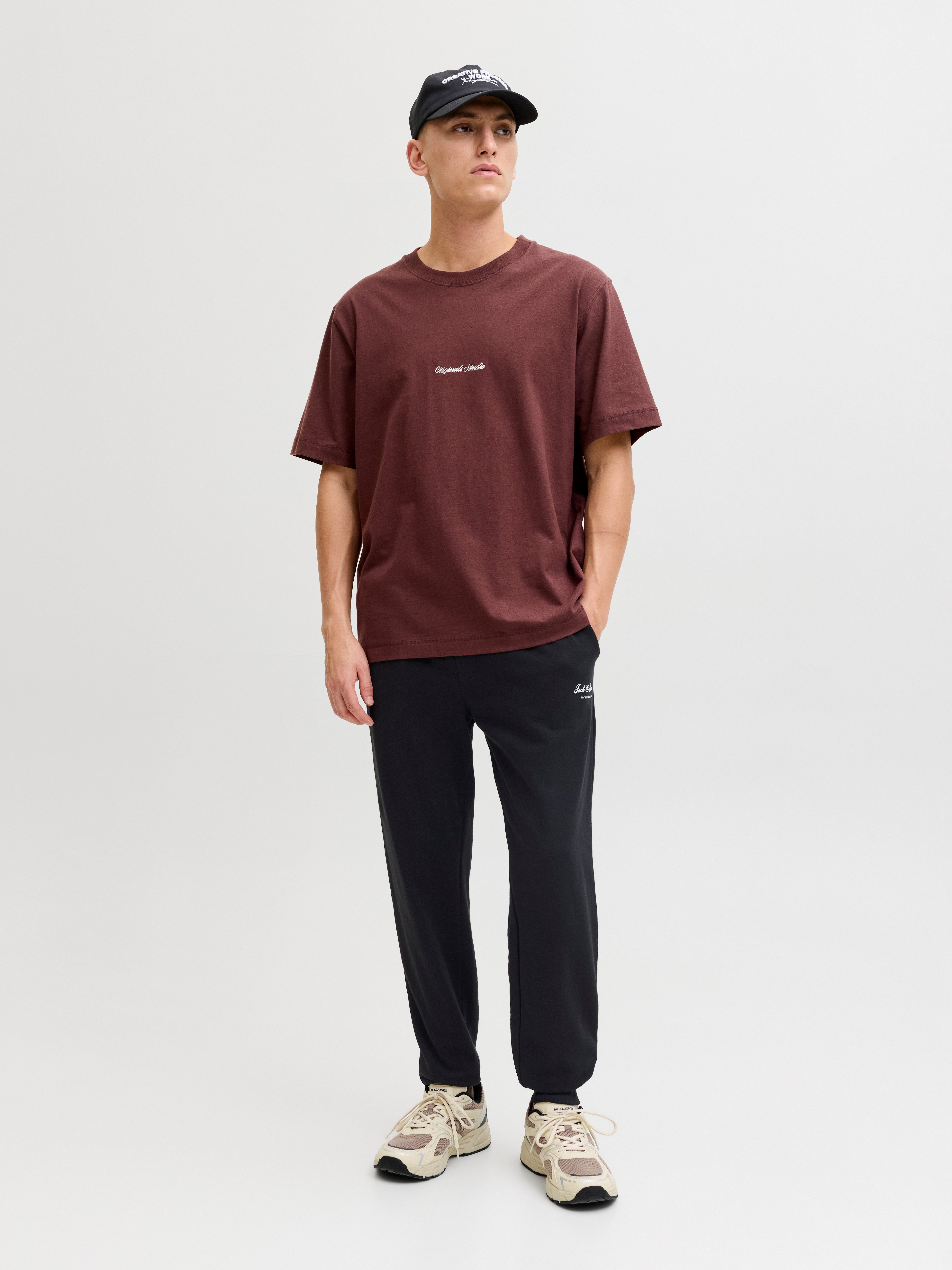 Jack & Jones Sweathose JPSTGORDON ARCHIVE SWEAT PANTS NOOS mit Kordelzug